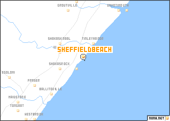 map of Sheffield Beach