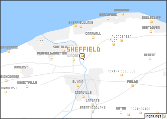 map of Sheffield