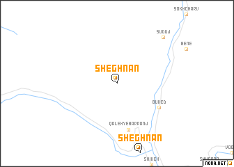 map of Sheghnān