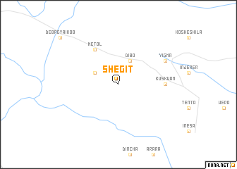 map of Shegīt