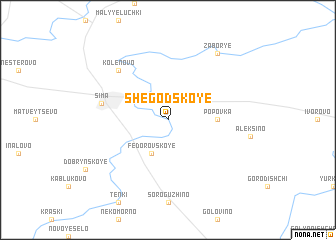 map of Shegodskoye