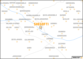 map of Shegoftī