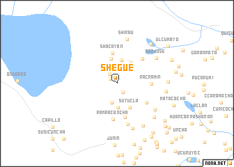 map of Shegue