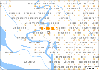 map of Shehāla