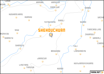 map of Shehouchuan