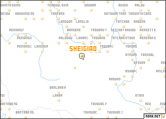 map of Shei Giao