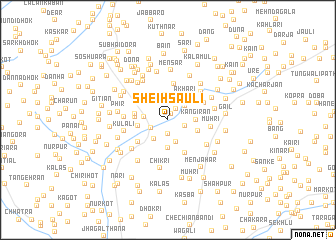 map of Sheih Sauli