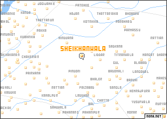 map of Sheikhānwāla