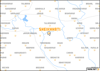 map of Sheikhhāti