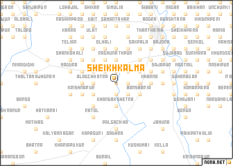 map of Sheikh Kalma