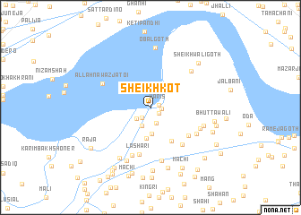 map of Sheikh Kot