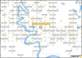 Sheikhpura District Village Map Sheikhpura (Bangladesh) Map - Nona.net