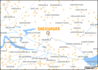 map of Sheikūpura