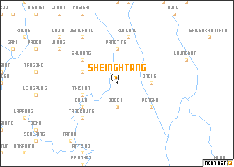 map of Sheing Htang