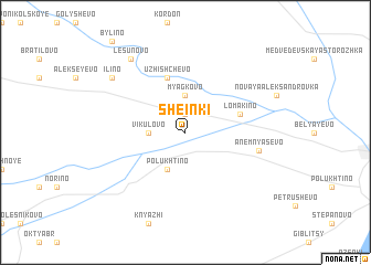 map of Sheinki