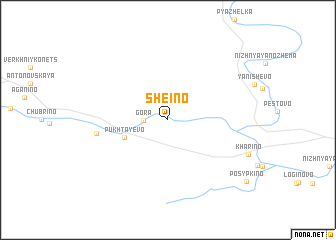 map of Sheino