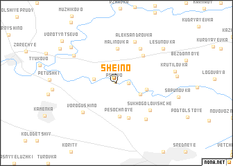 map of Sheino