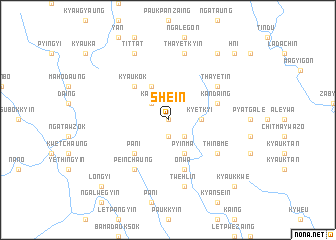 Shein (Myanmar) map - nona.net