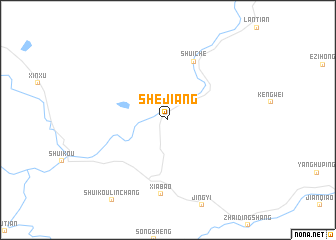 map of Shejiang