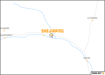 map of Shejiaping