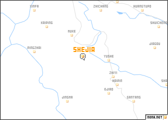 map of Shejia
