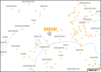 map of Shekai