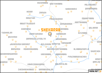 map of Shekarāb