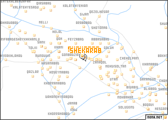 map of Shekarāb