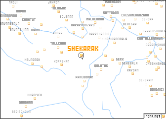 map of Shekarak