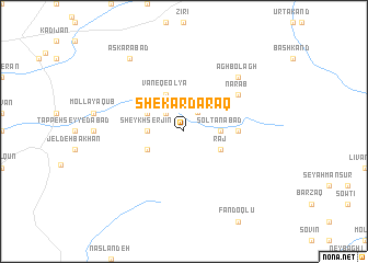 map of Shekar Daraq