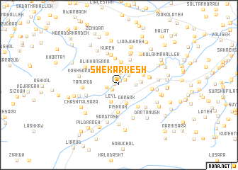 map of Shekar Kesh