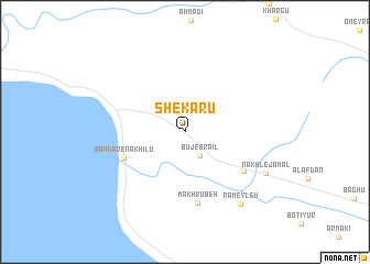 map of Shekarū