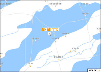map of Shekato