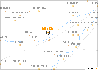 map of Sheker