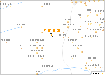 map of Shekhai