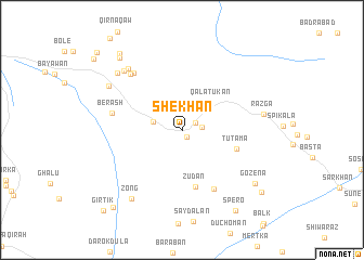 map of Shekhān