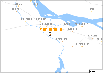 map of Shekh-Bala