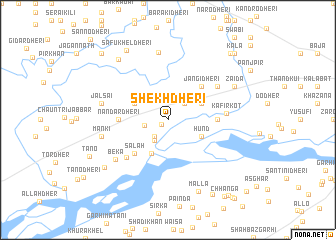 map of Shekh Dheri