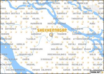 map of Shekhernagar