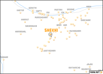 map of Shekhi