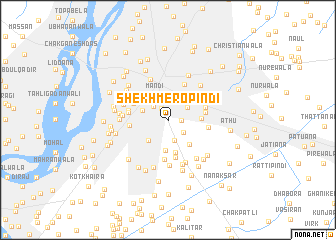 map of Shekh Mero Pindi