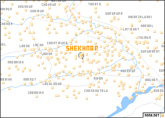 map of Shekhnār