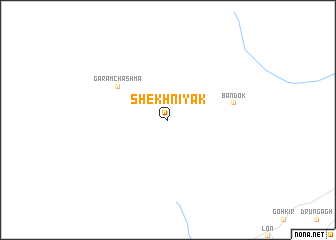 map of Shekhniyak