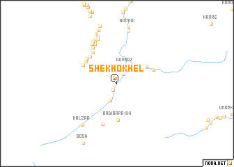 map of Shekho Khel