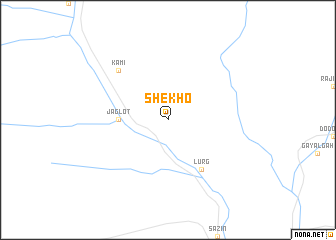 map of Shekho