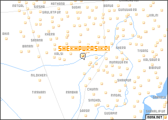 map of Shekhpura Sīkri