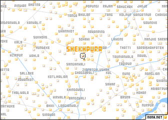 map of Shekhpura