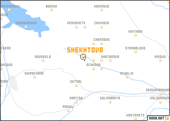 map of Shekhtova