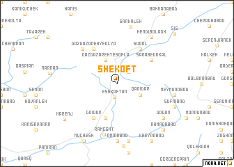 map of Shekoft