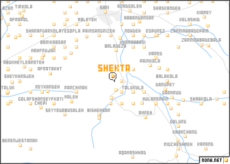 map of Shektā